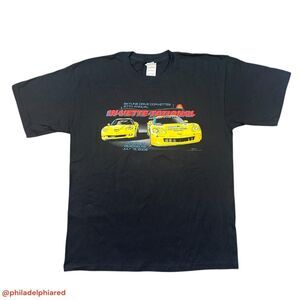 Vintage Y2K  2000's Corvette Car show t-shirt mens Large